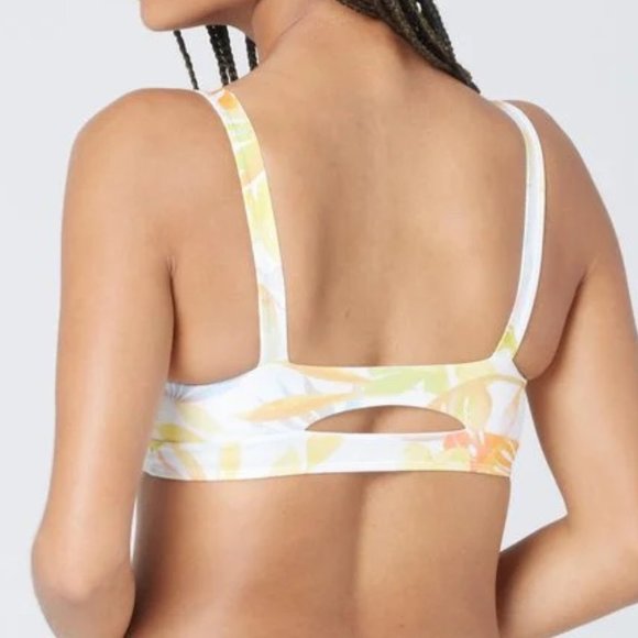 l*space Econyl Flora Bikini Top in Summer Tropics Size Small - Picture 2 of 8